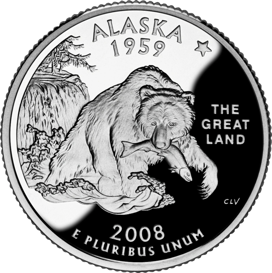 Alabama state quarter reverse